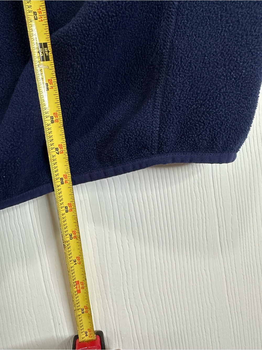 Patagonia Synchilla Men’s Navy Fleece Vest - Zip Front - Picture 9 of 9